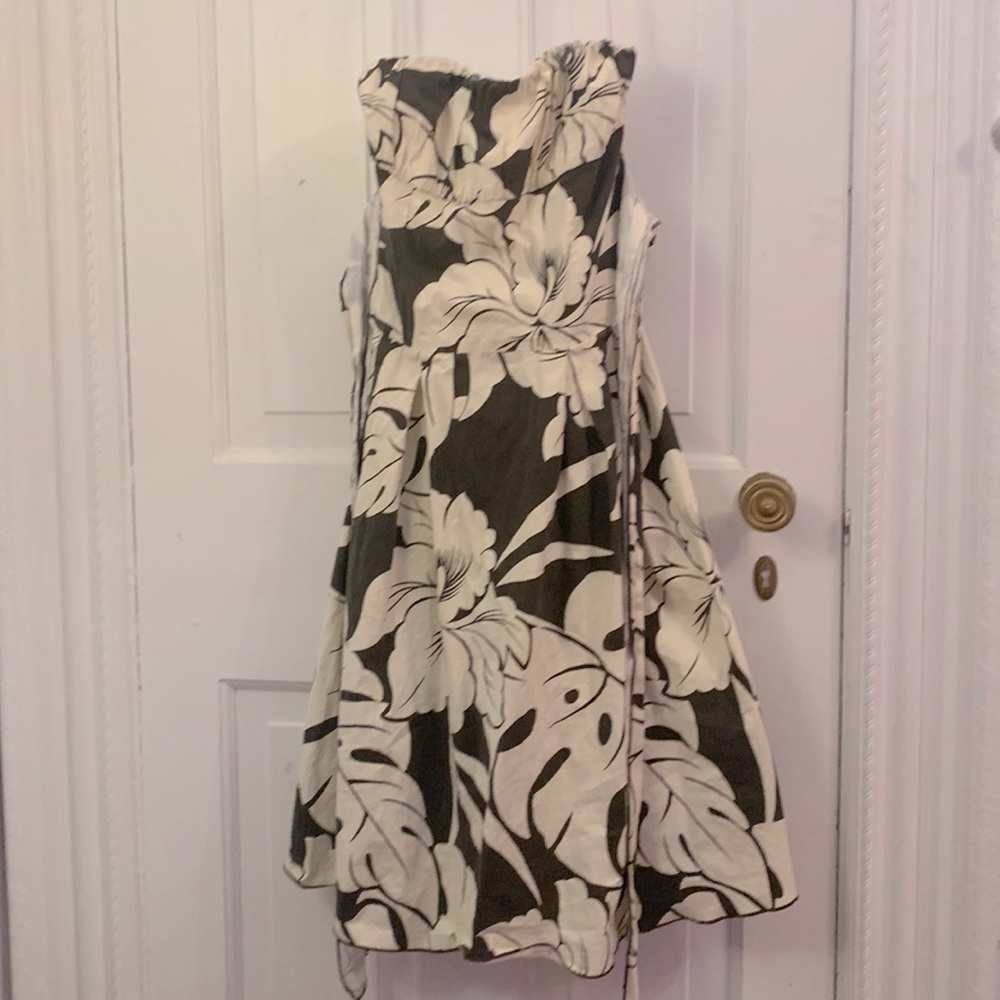 Vintage Hawaiien Print Dress